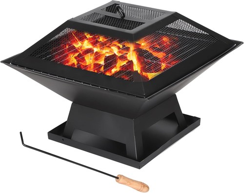 Black small fire pit for - small,