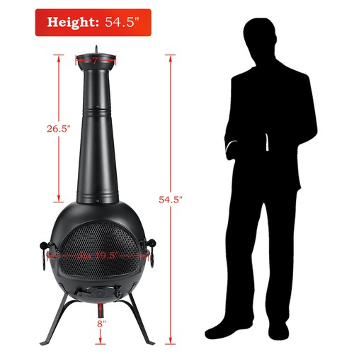 55in outdoor fire pit - 55in,