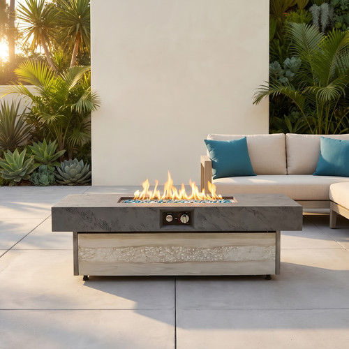 Propane fire pit table - fire,