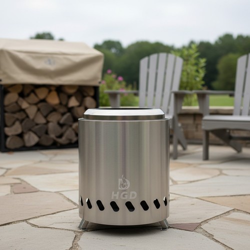 Sleek smokeless fire - smokeless, with