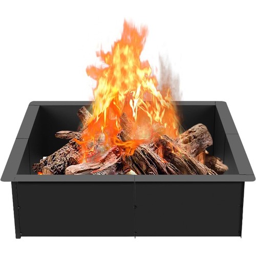 32inch square metal fire - metal, pit
