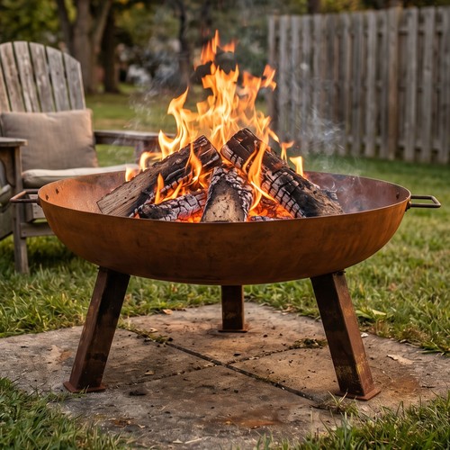 Heavy duty cast iron fire - 24",